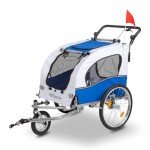2-in-1 Dog Bike Trailer and Stroller Combo