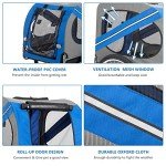 PEXMOR Folding Dog Bike Trailer with 20" Wheels