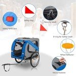 PEXMOR Folding Dog Bike Trailer with 20" Wheels