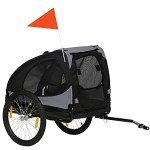 Dog Bike Trailer for Medium Pets - Black