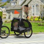 Dog Bike Trailer for Medium Pets - Black