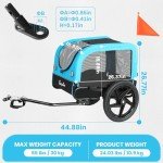 Dog Bike Trailer for Small to Medium Pets