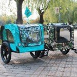 Pet Bicycle Trailer for Small & Large Dogs