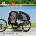 Dog Bike Trailer for Medium Pets - Black