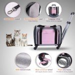 Airline Approved Rolling Pet Carrier for Puppies
