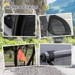 Dog Bike Trailer for Medium Pets - Black