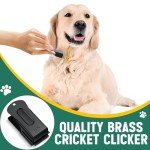 Brass Dog Training Clicker - 2 Pack (Black)