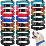 Amylove 27-Piece Adjustable Dog Collar Set