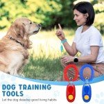 Colorful 34-Piece Pet Training Clicker Set
