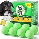 Natural Peppermint Oil Dog Deterrent Balls - 10 Pack