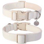 Adjustable Cotton Hemp Dog Collar for All Sizes