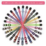 14-Piece Glow in the Dark Puppy Collar Set