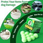 Natural Peppermint Oil Dog Deterrent Balls - 10 Pack