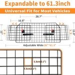 Adjustable Dog Barrier for SUVs and Vans