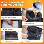 Dog Bike Basket with Poop Bag Dispenser