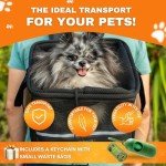 Dog Bike Basket with Poop Bag Dispenser