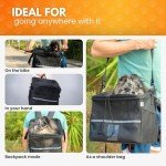 Dog Bike Basket with Poop Bag Dispenser