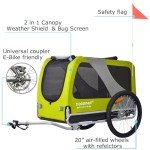 DoggyHut® XL Bike Trailer for Large Dogs
