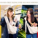 FUKUMARU Dog Sling Carrier for Small Pets