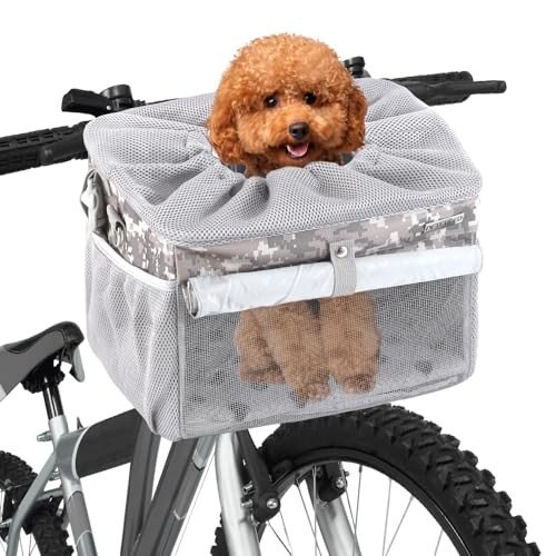 Pet Bike Basket for Small Dogs and Cats