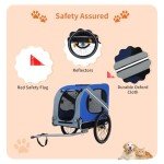 Large Dog Bike Trailer - All-Terrain Pet Carrier