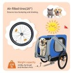 Large Dog Bike Trailer - All-Terrain Pet Carrier