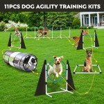 Backyard Dog Agility Training Kit with Tunnel & More