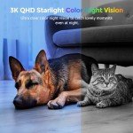 4K Indoor Pan/Tilt Camera for Pets & Home