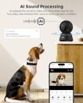 4K Indoor Pan/Tilt Camera for Pets & Home