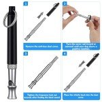 Adjustable Ultrasonic Dog Whistle 2-Pack