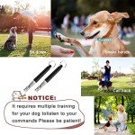 2 Pack Adjustable Dog Training Whistles