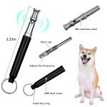 Silent Adjustable Dog Whistle 2-Pack Set