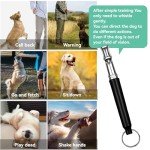 Silent Adjustable Dog Whistle 2-Pack Set