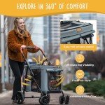 Canine Canyon Scout Pet Stroller for Small Dogs