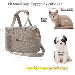 Trendy Lightweight Dog and Cat Carrier Bag (Grey)