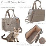 Trendy Lightweight Dog and Cat Carrier Bag (Grey)
