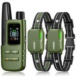 Jugbow Waterproof Dog Training Collar for 2 Dogs