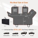 MIXJOY Dog Back Seat Extender and Cover