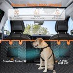 MIXJOY Dog Back Seat Extender and Cover