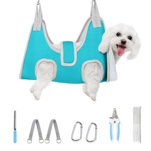 Dog Grooming Hammock Harness for Nail Trimming