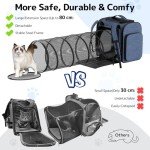 Expandable Pet Backpack Carrier for Cats & Dogs
