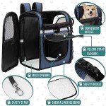 PetAmi Ventilated Backpack Carrier for Dogs & Cats