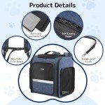 Expandable Pet Backpack Carrier for Cats & Dogs