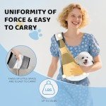Adjustable Dog Sling Carrier for Small Pets