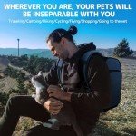 Expandable Pet Backpack Carrier for Cats & Dogs