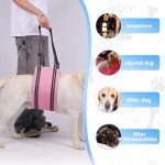 Adjustable Dog Sling for Small Dogs - Pink