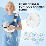 Adjustable Dog Sling Carrier for Small Pets