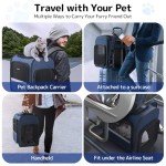 Expandable Pet Backpack Carrier for Cats & Dogs
