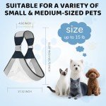Adjustable Dog Sling Carrier for Small Pets