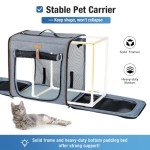2-in-1 Travel Carrier & Litter Box for Cats